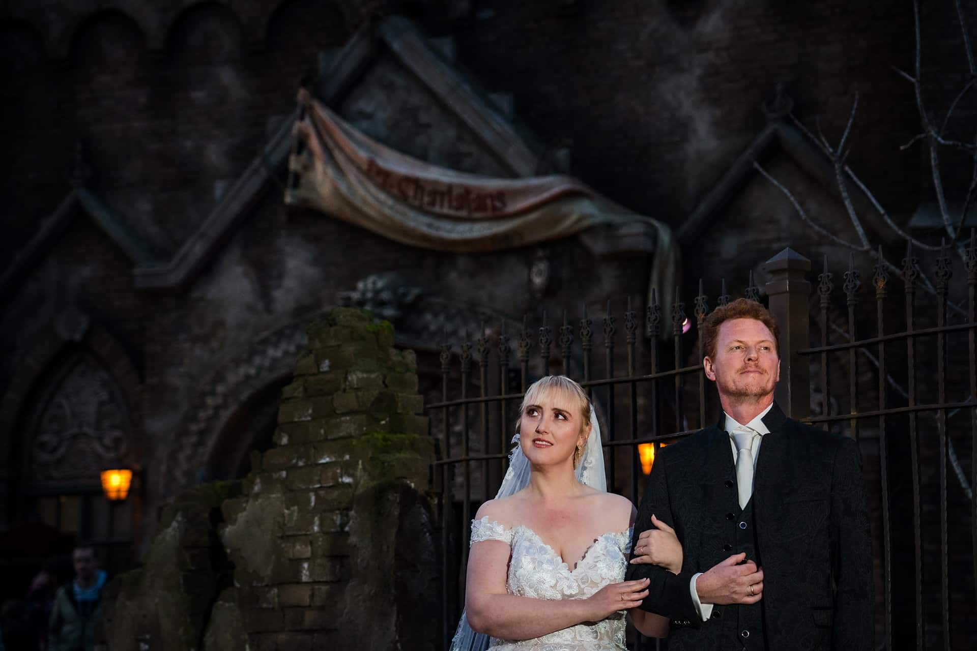 Trouwfoto Efteling Danse Macabre
