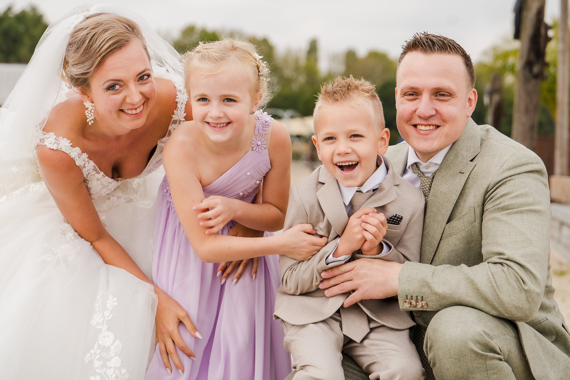 Trouwfoto Beachclub Sunrise