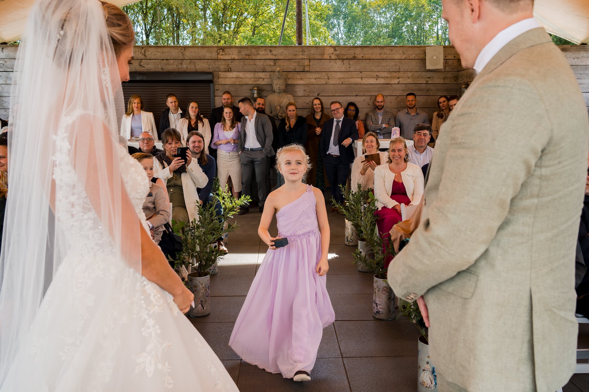 Trouwfoto Beachclub Sunrise