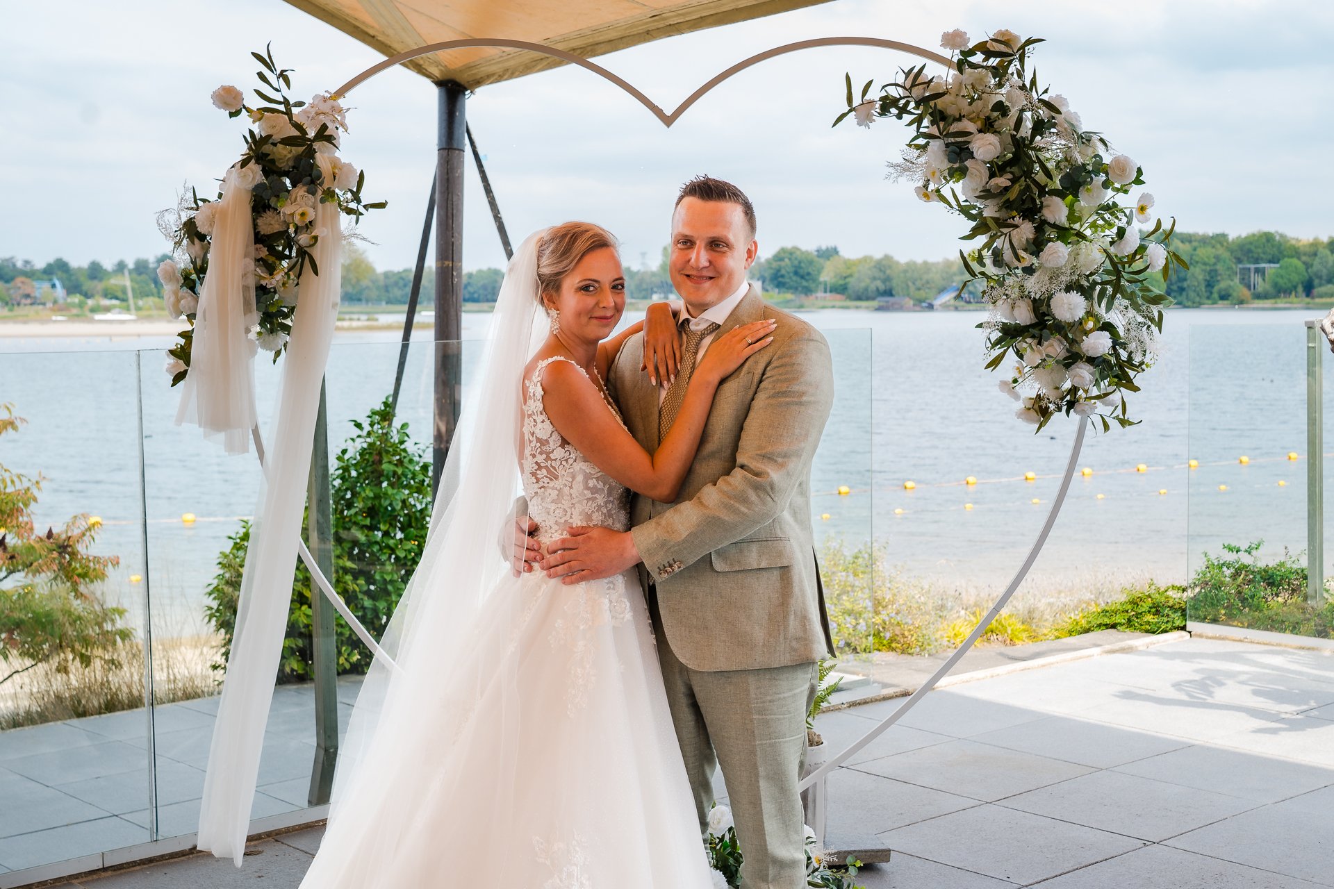 Trouwfoto Beachclub Sunrise