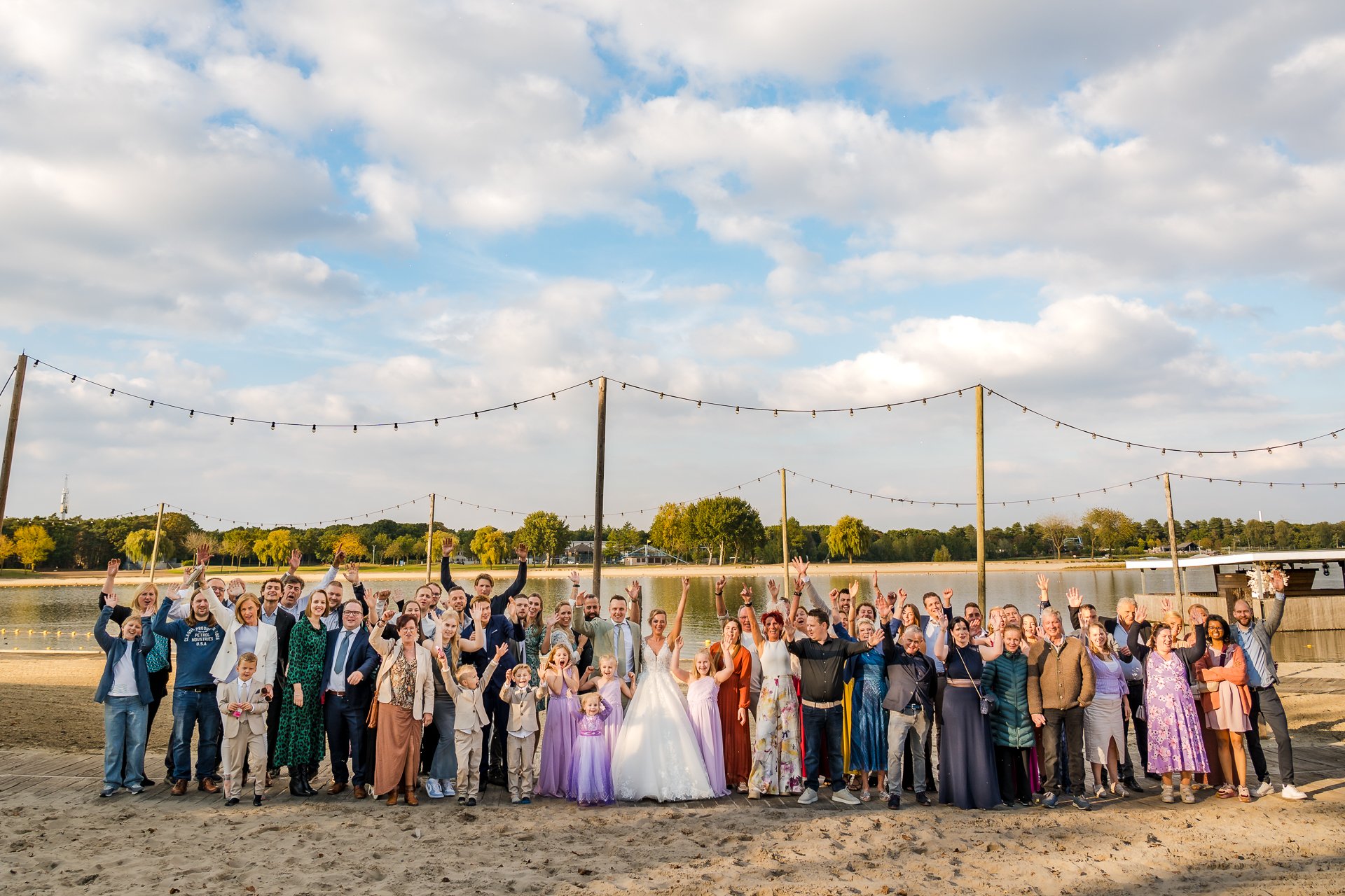 Trouwfoto Beachclub Sunrise