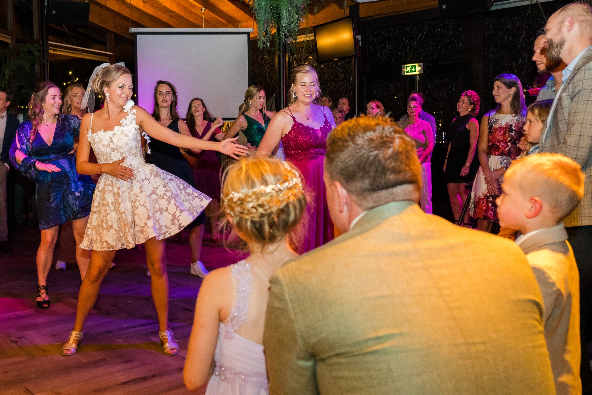 Trouwfoto Beachclub Sunrise