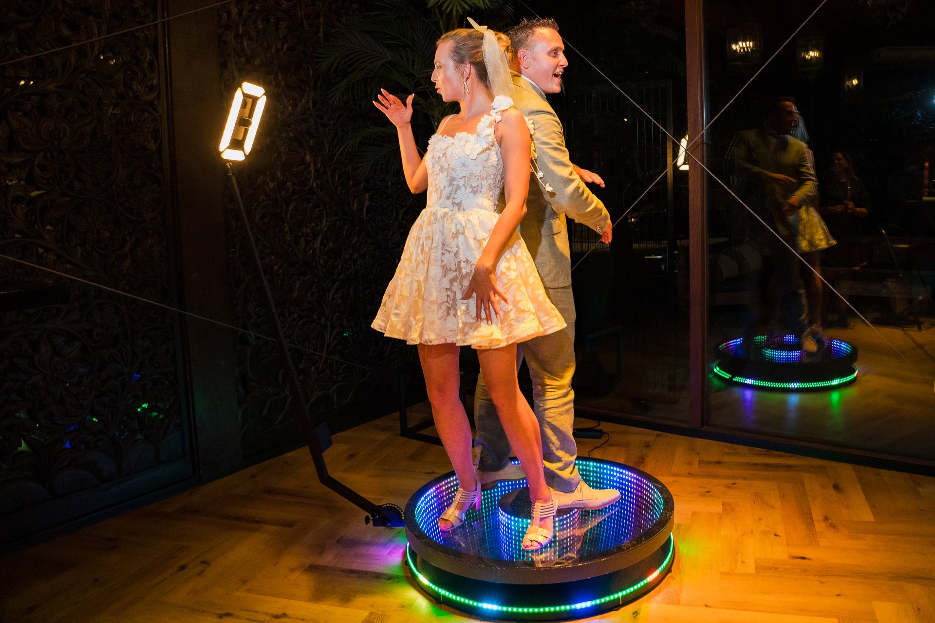 Trouwfoto Beachclub Sunrise