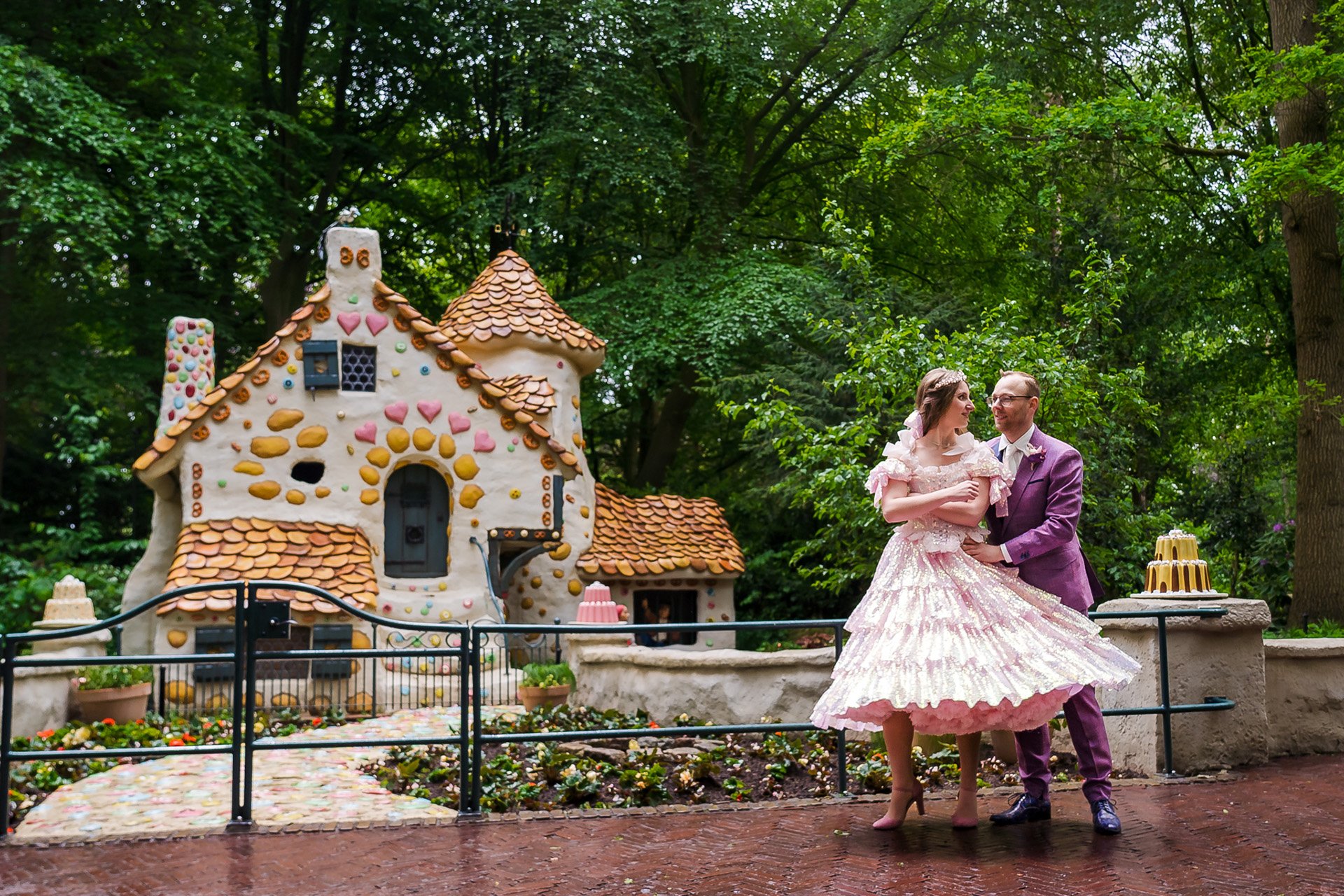Trouwfoto Efteling Sprookjesbos